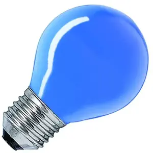 Ampoule à Incandescence Sphérique | E27 | 25W BleuVendu parampoulepascher