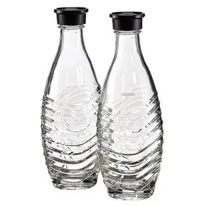 SODASTREAM Lot de 2 Bouteilles / Carafes en verre 0.6 L - Crystal
