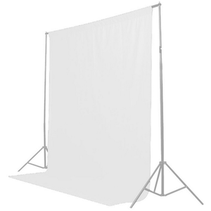 Caruba tissu de fond 3x6m Blanc