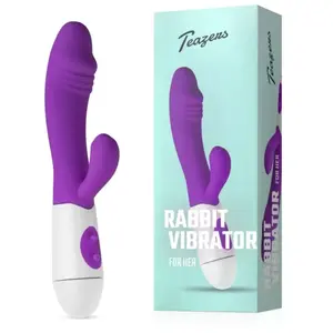 Teazers - Vibro rabbit réaliste - VioletVendu paradam-et-eve