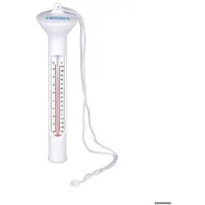 EDM Thermomètre blanc à corde pour piscine 19cm - 81005Vendu parfnac