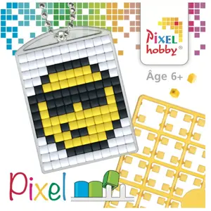 PIXEL Kit créatif porte-clés 4 x 3 cm - Emoticône