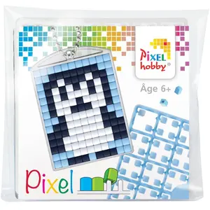 PIXEL Kit créatif porte-clés 4 x 3 cm - Pingouin pas cher