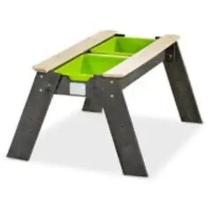 Comparateur de prix : Table bac à sable et à eau L - Exit Toys - Aksent - Mixte - Vert - 94x69x50cm - Enfant - 3 ans