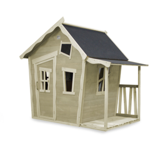 EXIT Maison cabane de jardin enfant Crooky 150 bois gris beigeVendu paramazon