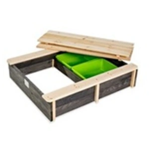 Comparateur de prix : Bac à sable en bois Exit Toys Aksent 94 x 77 cm Gris TU 52.05.01.05