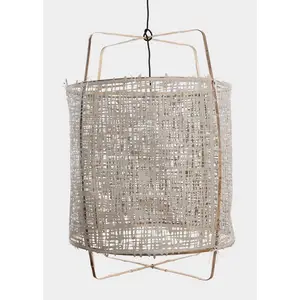 Ay Illuminate Suspension Z11 en bambou gris carton ø48,5x72,5cmVendu parliving-and-company
