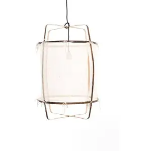 Ay Illuminate Suspension Z1 bambou blanc cachemire ø67x100cmVendu parliving-and-company
