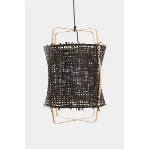 Ay Illuminate Suspension Z22 blond en bambou noir carton ø48,5x72,5cm pas cher