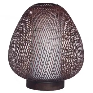 Ay Illuminate Lampe de table Twiggy Egg brun bambou ø30cmVendu parliving-and-company