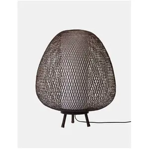 Ay Illuminate Lampadaire Twiggy Egg bambou marron ø60cm pas cher