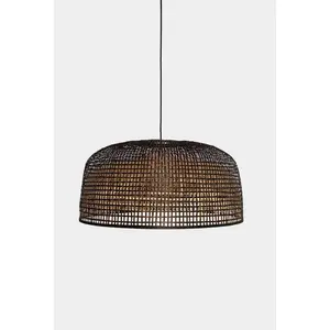 Ay Illuminate Suspension Doppio Grid en bambou foncé ø80cmVendu parliving-and-company
