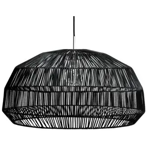 Ay Illuminate Suspension Nama 1 rotin noir ø72cmVendu parliving-and-company