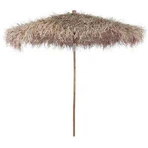 Comparateur de prix : vidaXL Parasol en bambou avec toit en feuille de bananier 270 cm