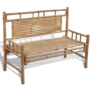 Comparateur de prix : vidaXL Banc de jardin 120 cm Bambou