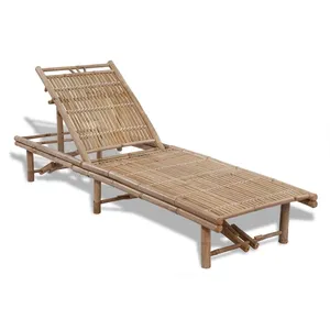 Comparateur de prix : vidaXL Chaise longue Bambou
