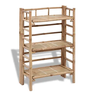 Comparateur de prix : vidaXL Étagère à plantes 3 niveaux Bambou