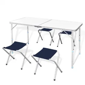 Table De Camping, Stand 80cm Longue Table Pliante Table De Pique Nique Portable En Aluminium 74722704