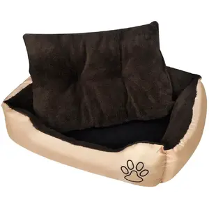 Comparateur de prix : vidaXL Lit chaud pour chiens avec coussin rembourrée L