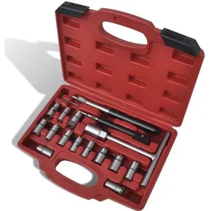 Comparateur de prix : vidaXL Ensemble de couteau de siège d'injecteur diesel 17 pcs