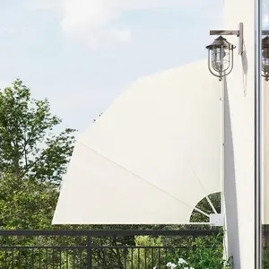 Comparateur de prix : vidaXL vidaXL Auvent lat¿¿ral pliable de balcon Cr¿¿me 140x140 cm