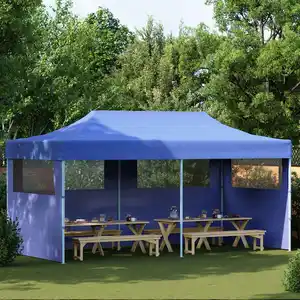 Comparateur de prix : vidaXL Tente de réception pliable bleue 3 x 6 m
