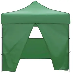 Comparateur de prix : vidaXL Tente pliable verte 3 x 3 m avec 4 parois