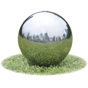 vidaXL Sphère de fontaine de jardin avec LED Acier inoxydable 40 cmVendu parcarrefour