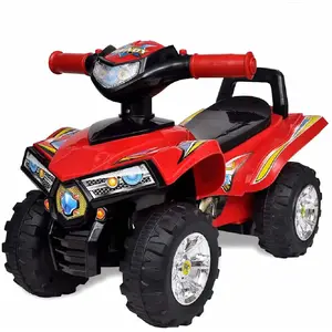 vidaXL Quad à chevaucher enfant rouge avec son et lumière pas cher