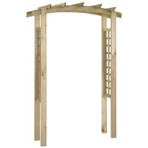 Comparateur de prix : vidaXL Voûte en treillis 150x60x210 cm Bois