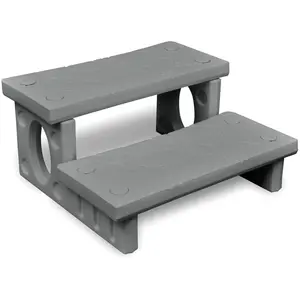 Comparateur de prix : vidaXL Marches de spa Gris