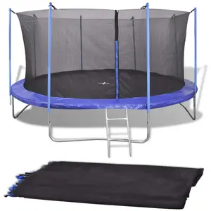 Comparateur de prix : vidaXL Filet de sécurité pour trampoline rond de 3,96 m