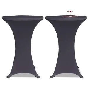 Comparateur de prix : vidaXL Housse de table extensible 60 cm 2 pcs Anthracite