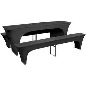 Comparateur de prix : vidaXL Housse pour table de pique-nique/bancs 3 pièces Anthracite
