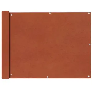 Comparateur de prix : vidaXL Écran de balcon en tissu Oxford 90x400 cm Ocre marron