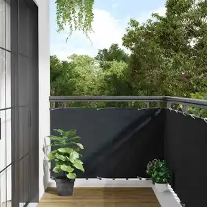 Comparateur de prix : vidaXL Écran de balcon en tissu Oxford 90x600 cm Anthracite