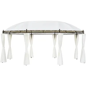Comparateur de prix : vidaXL Chapiteau 530x350x265 cm Blanc crème