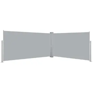 Comparateur de prix : vidaXL Auvent latéral rétractable 160x600 cm Gris
