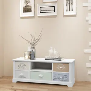 Comparateur de prix : vidaXL Meuble TV en style français Bois