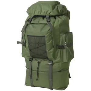 Comparateur de prix : vidaXL Sac à dos en style d'armée XXL 100 L Vert