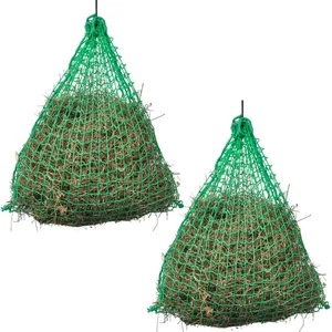 vidaXL Filet à foin 2 pcs Rond 0,75 x 0,5 m PP pas cher