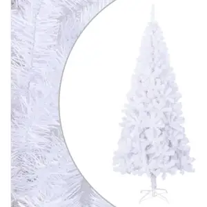 vidaXL Arbre de Noël artificiel et support Acier 210 cm 910 branches pas cher