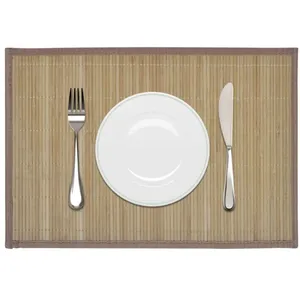 Comparateur de prix : vidaXL Napperons 6 pcs Bambou 30 x 45 cm Marron