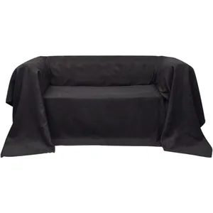 Comparateur de prix : vidaXL Housse de canapé Micro-suède Anthracite 140x210 cm