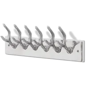 Comparateur de prix : vidaXL Cintre/portemanteau en aluminium Argent