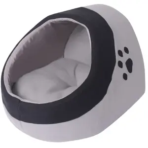 Comparateur de prix : vidaXL Lit pour chats Gris et noir M