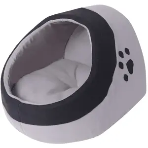Comparateur de prix : vidaXL Lit pour chats Gris et noir L