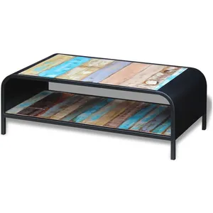 Comparateur de prix : vidaXL Table basse Bois de récupération massif