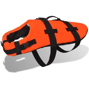 vidaXL Gilet de sauvetage pour chiens L Orange pas cher