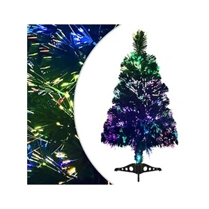 Comparateur de prix : vidaXL Arbre de Noël artificiel Fibre optique 64 cm Vert